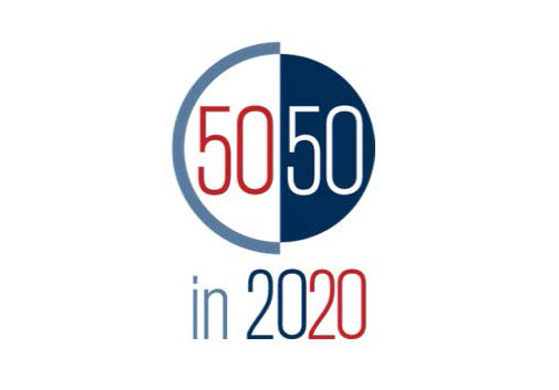 50-50 in 2020 logo