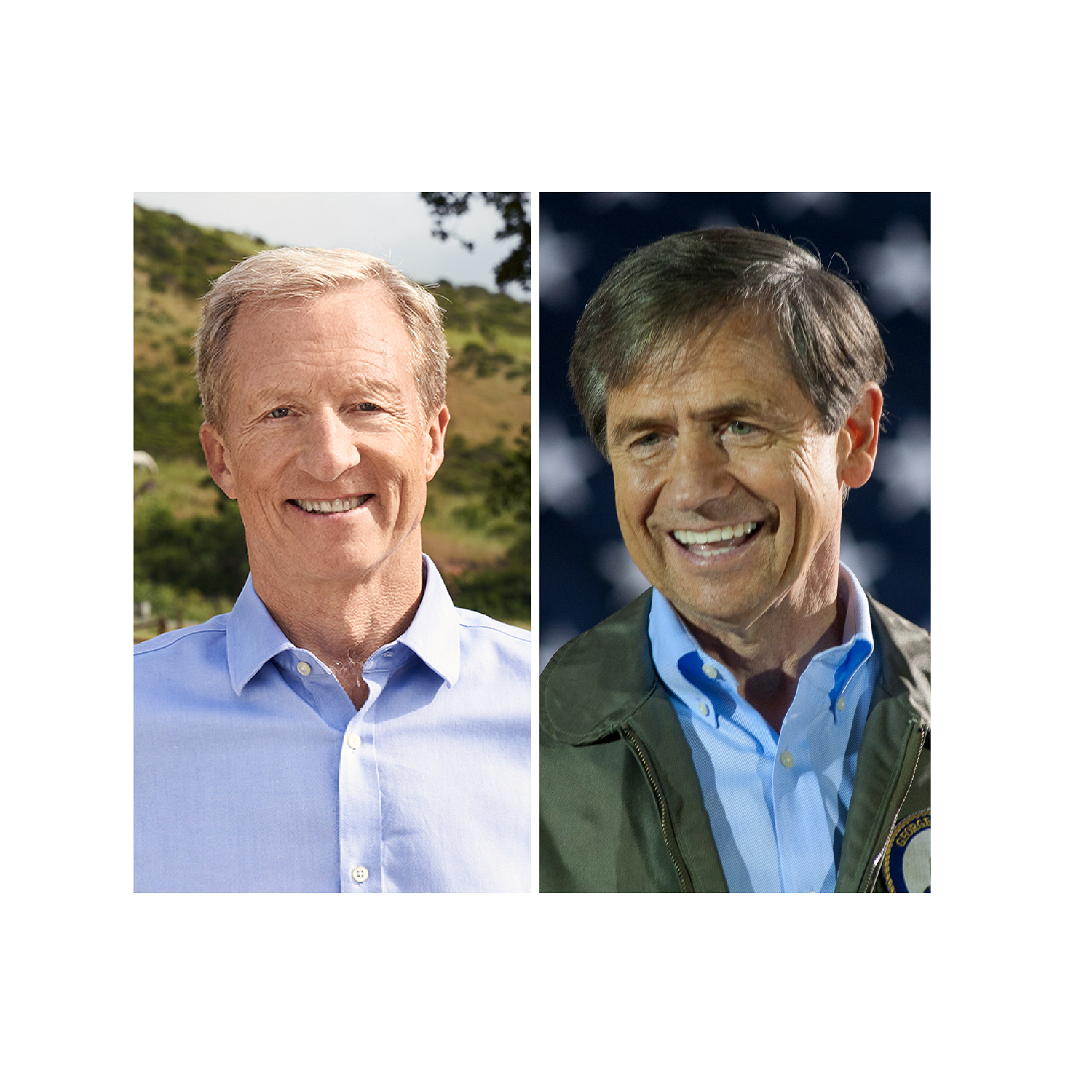 Tom Steyer (left) and Joe Sestak (right) are the newest Democratic 2020 presidential candidates.