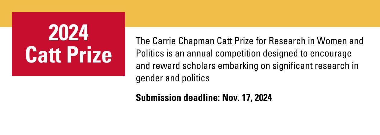 Submit a proposal for the 2024 Catt Prize