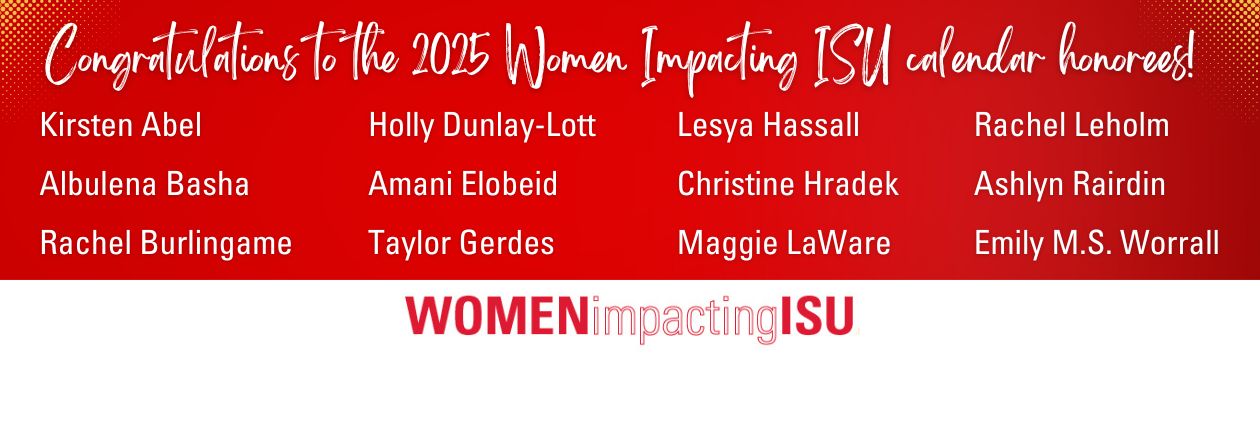 2025 Women Impacting ISU calendar honorees announced