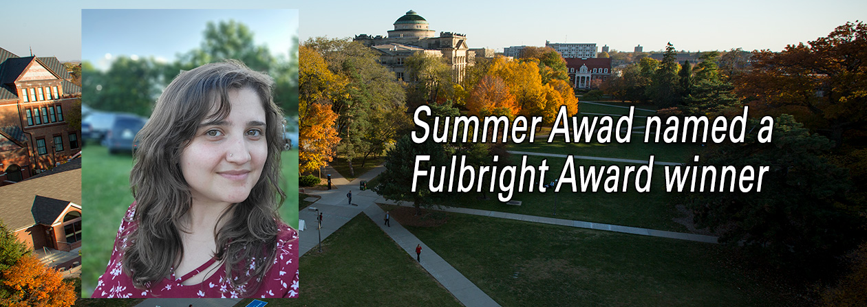 Summer Awad named a Fulbright Award winner