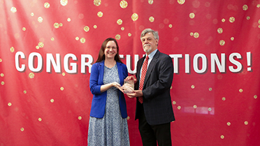 Christina Patricola poses with Dean Withers