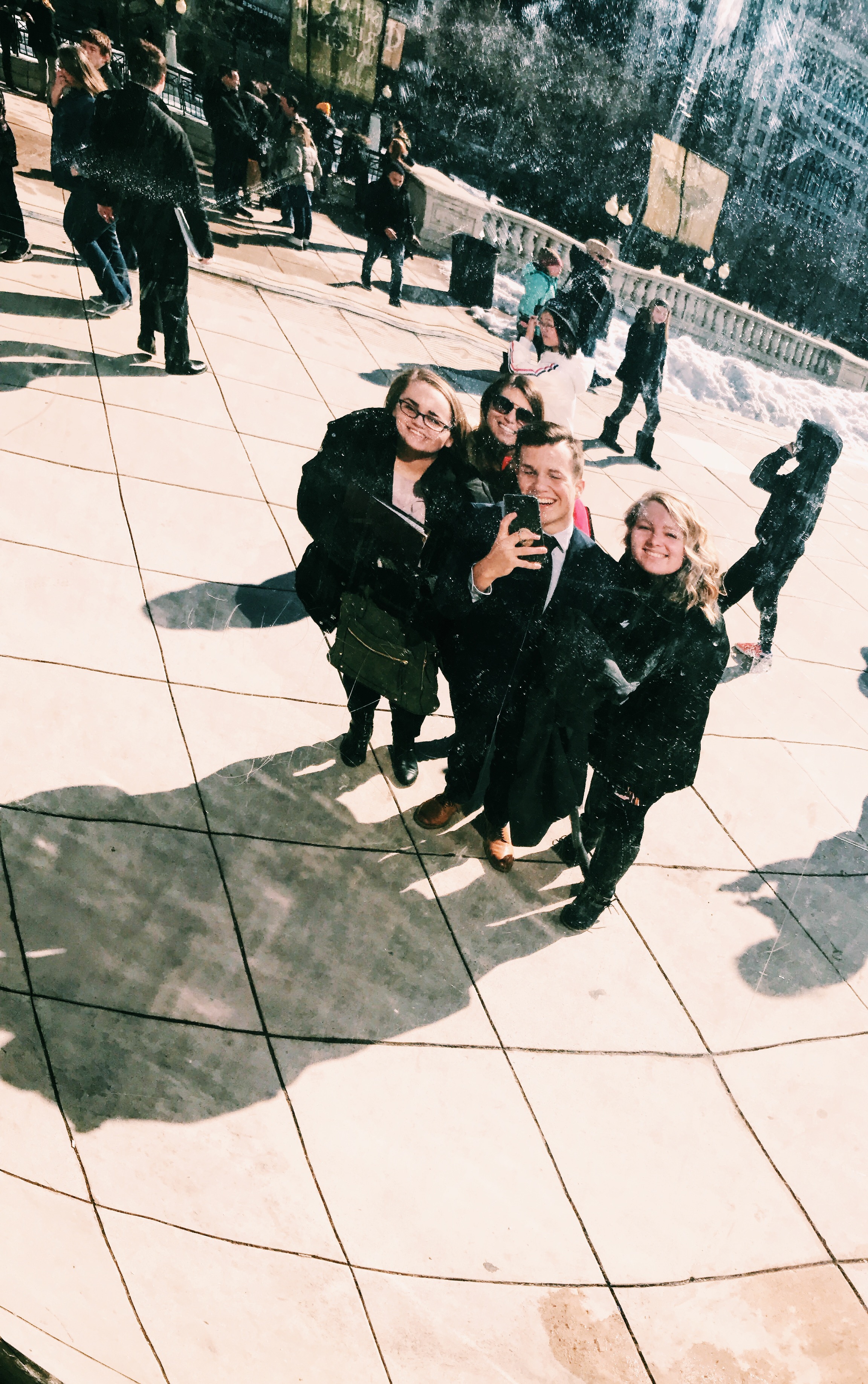 At "the bean" in Chicago