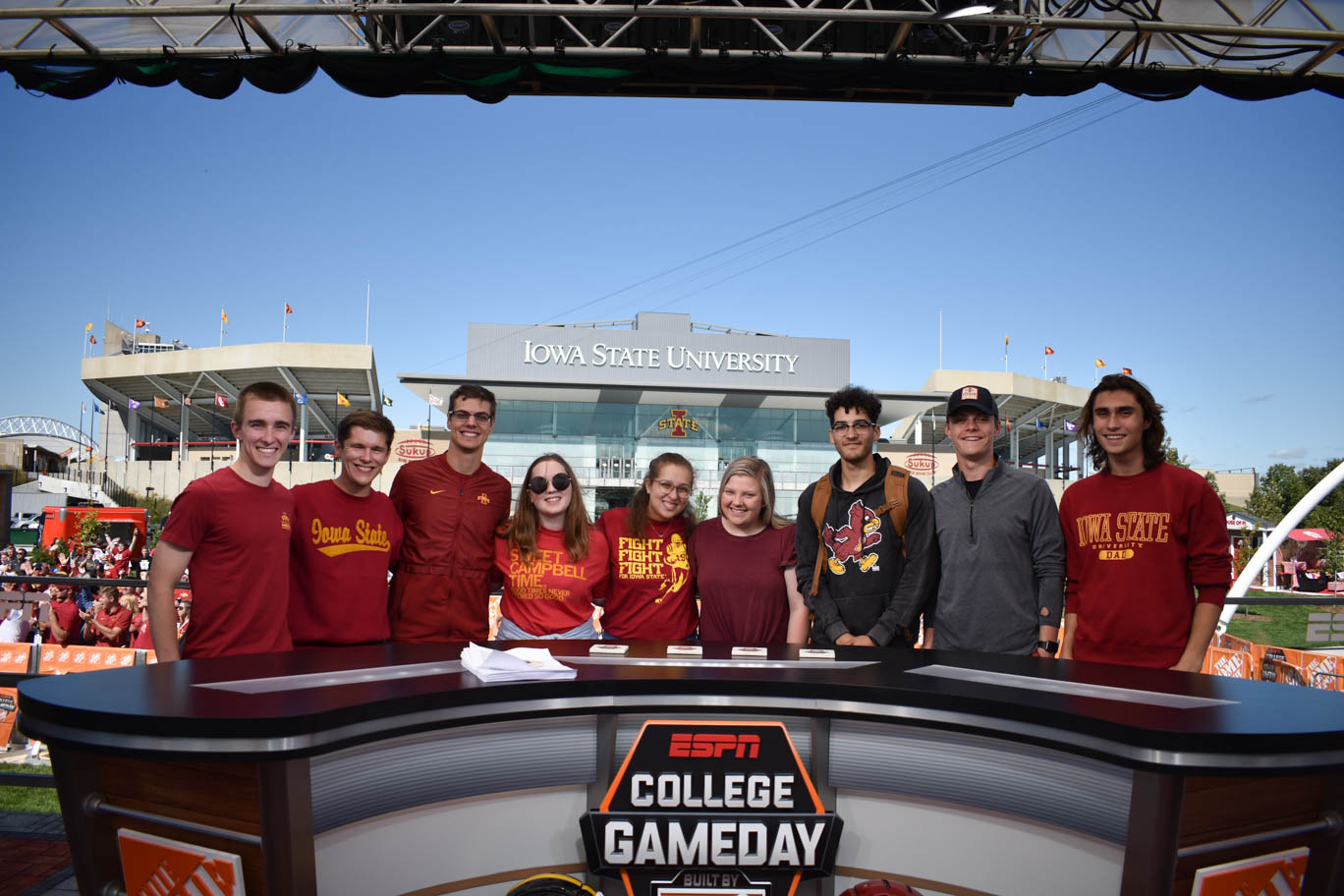 College Gameday Group Shot