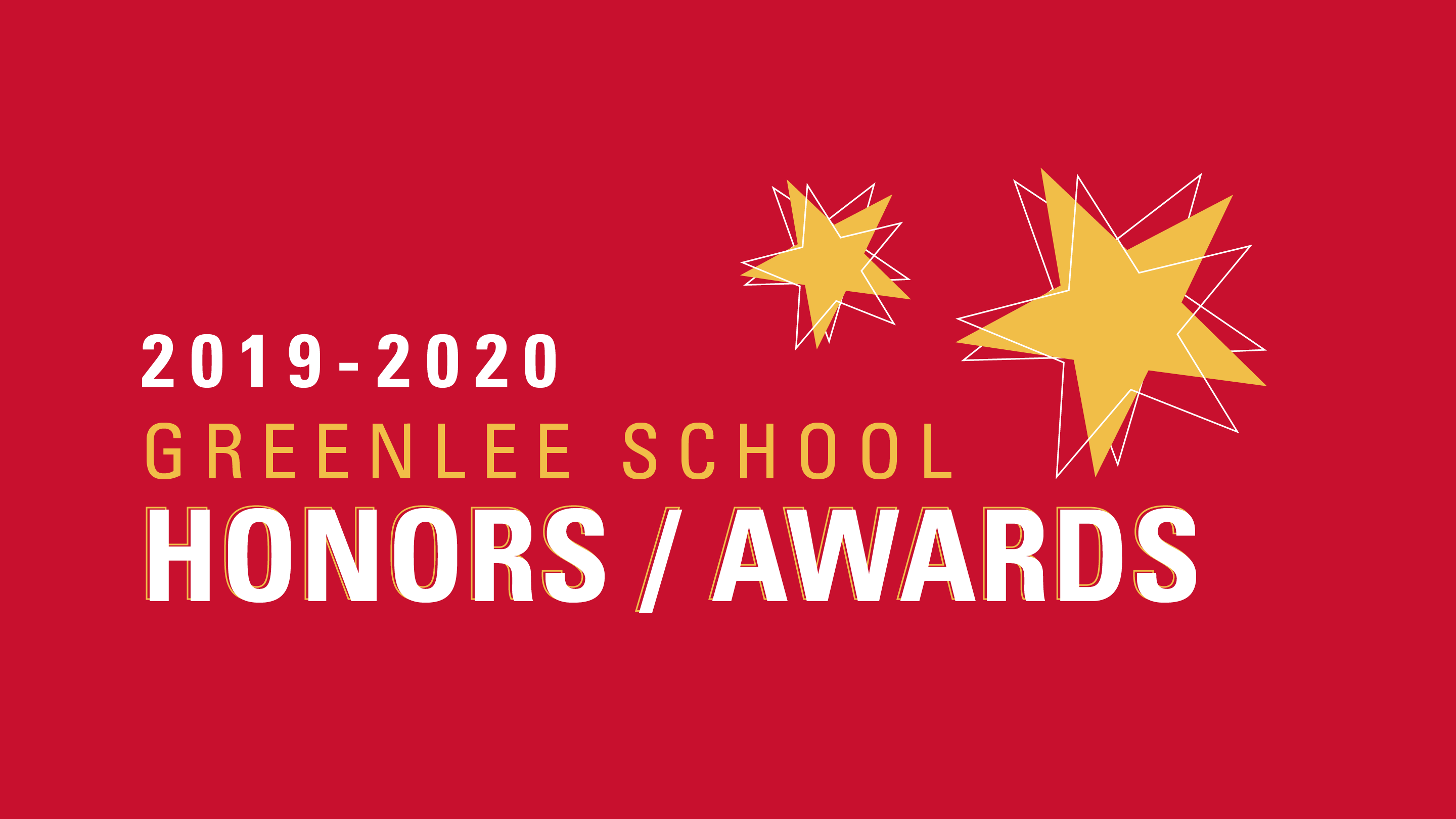 Greenlee School Honors/Awards