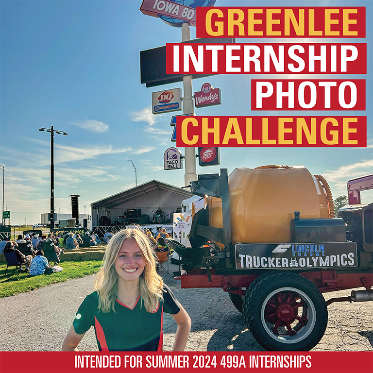 Greenlee Internship Photo challenge graphic