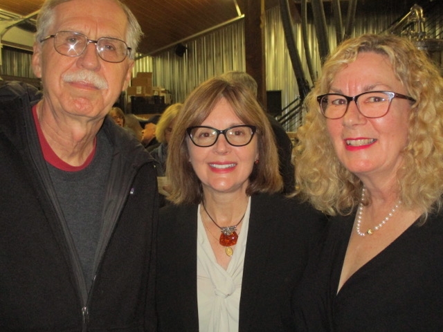 Left to right: Dick Haws, Angela Powers and Cynthia Oppedahl Paschen