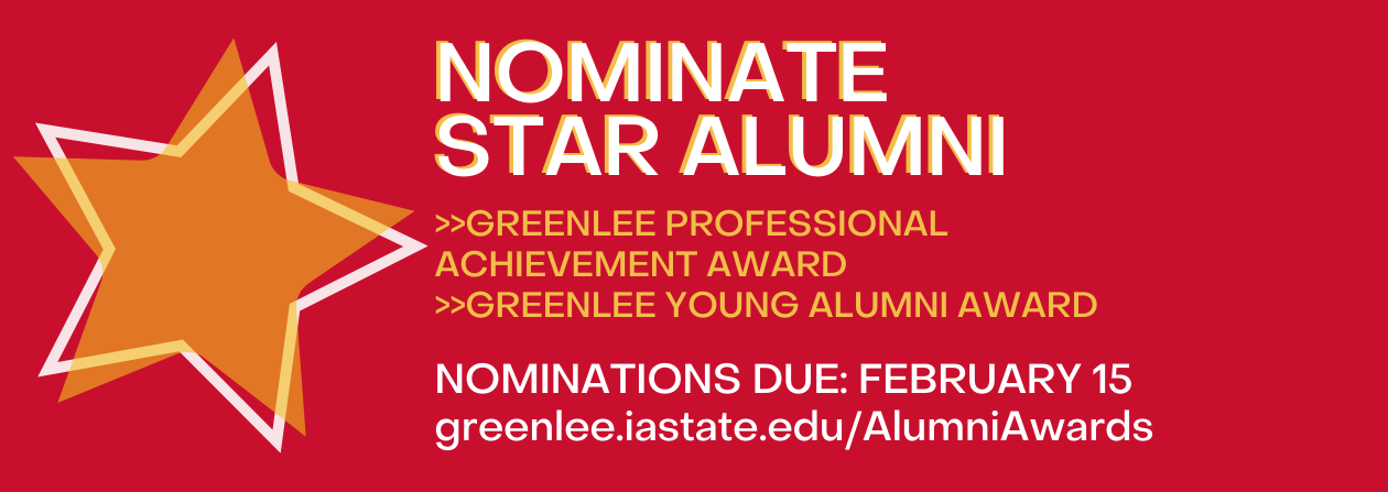 Alumni Nominations Due Feb 15