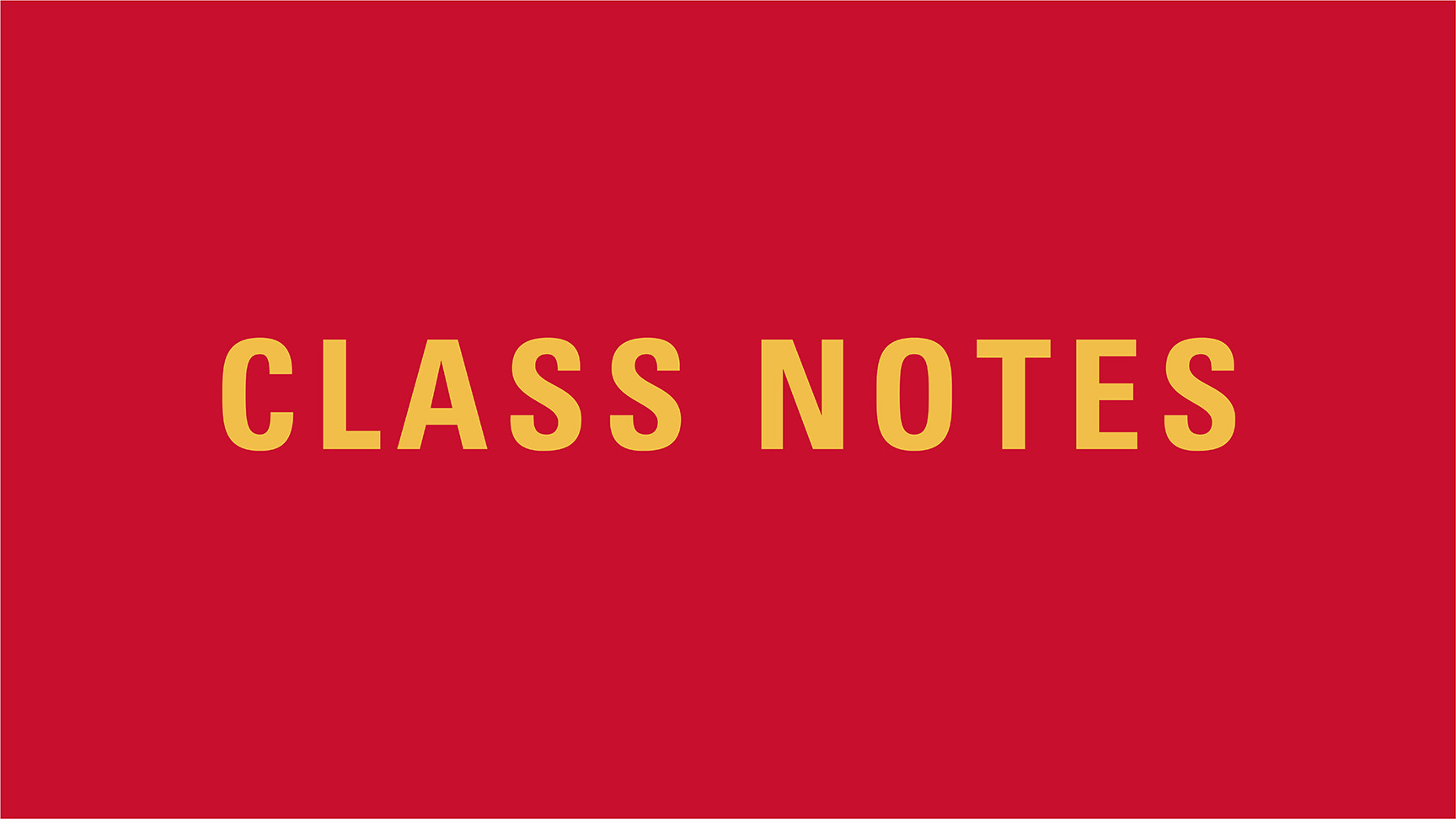 Class Notes graphic