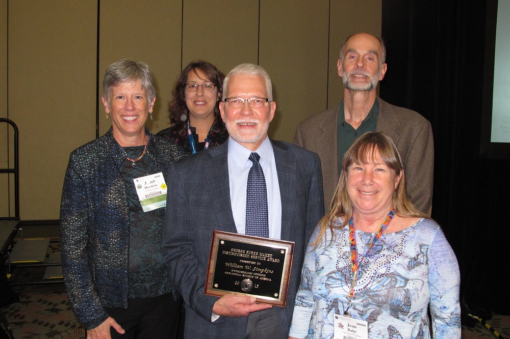 Simpkins receives distinguished service award • LAS News Archive • Iowa ...