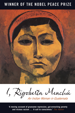 Artistic rendering of Rigoberta Menchú
