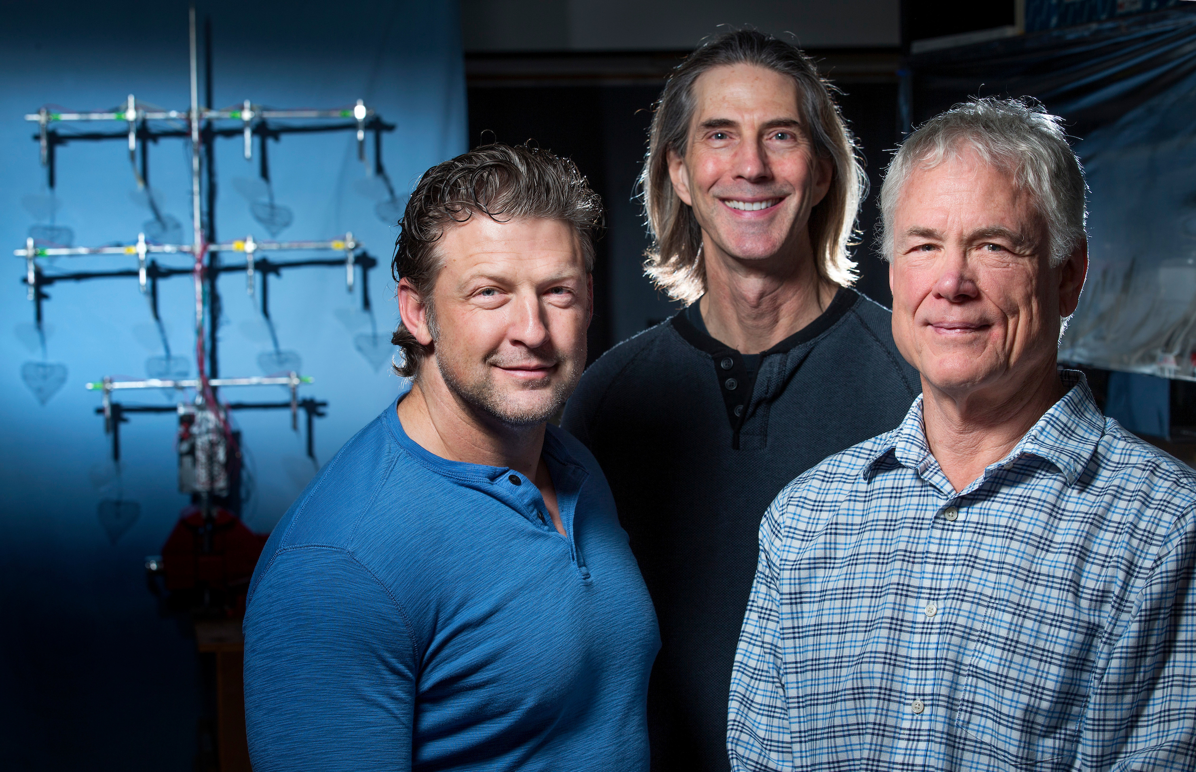 Curtis Mosher (left), Eric Henderson (middle) and Mike Mcloskey (right).