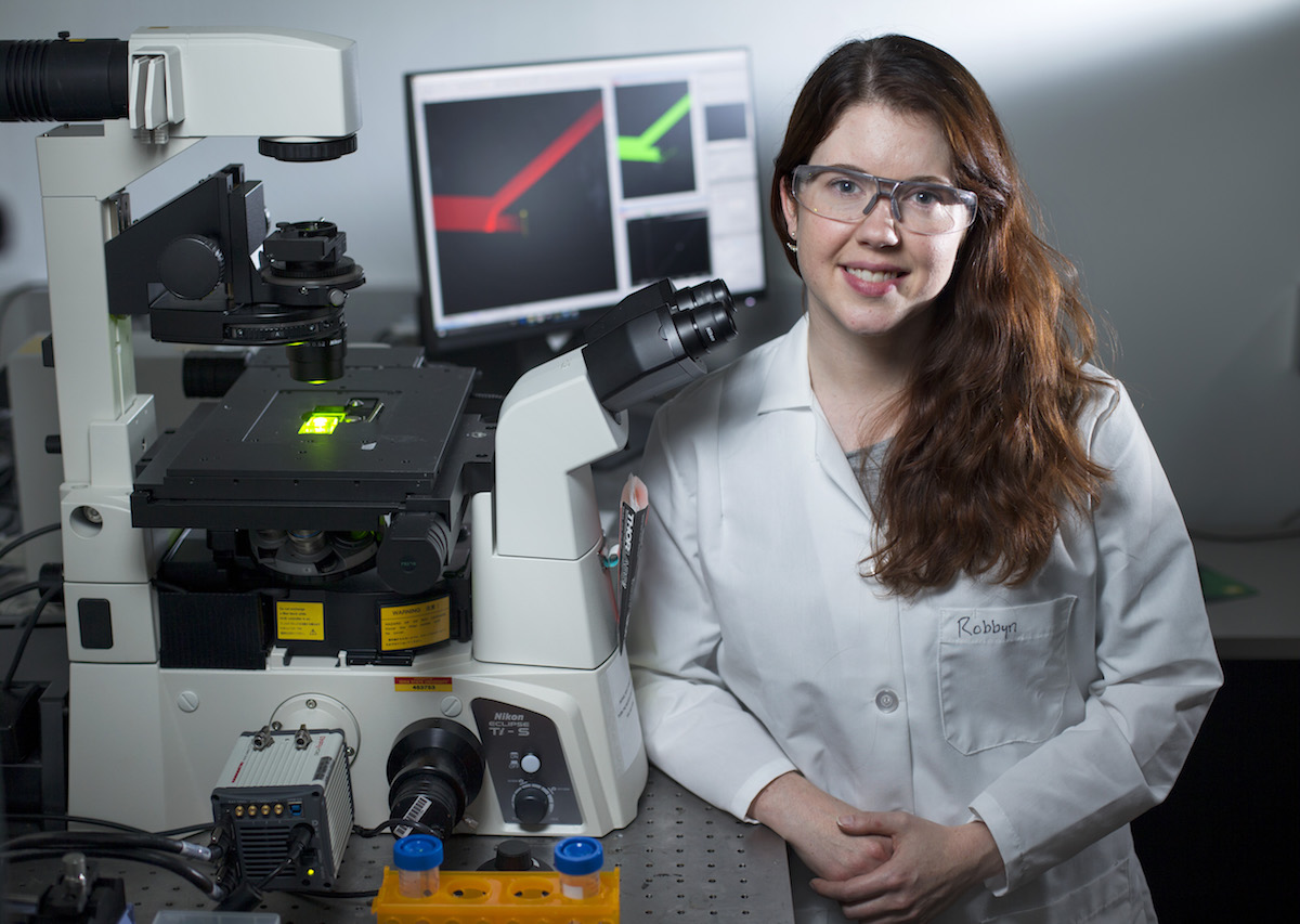 Robbyn Anand in her research lab.