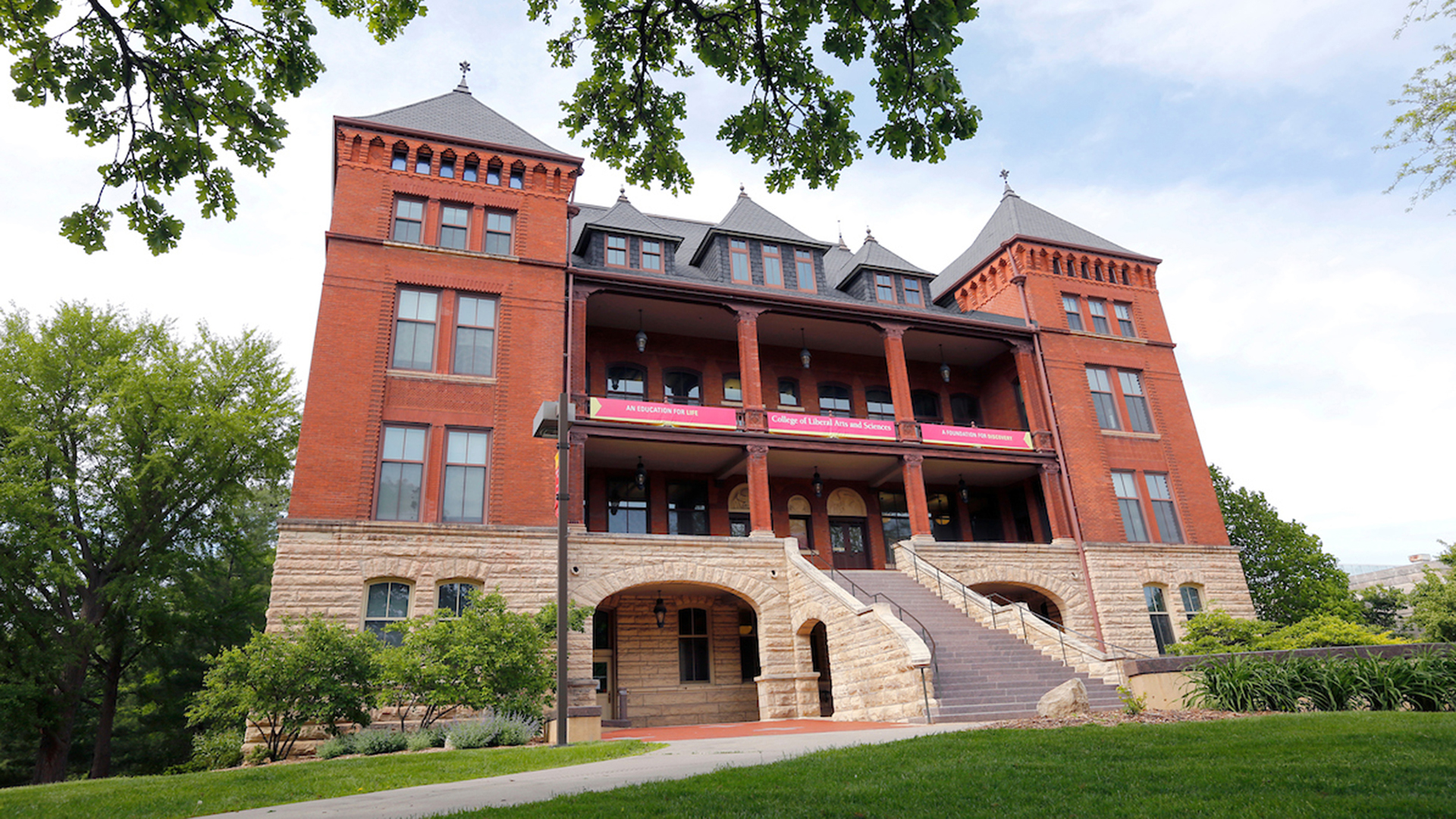 The front of Catt Hall.