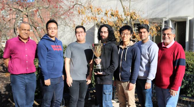 Winning computer science team