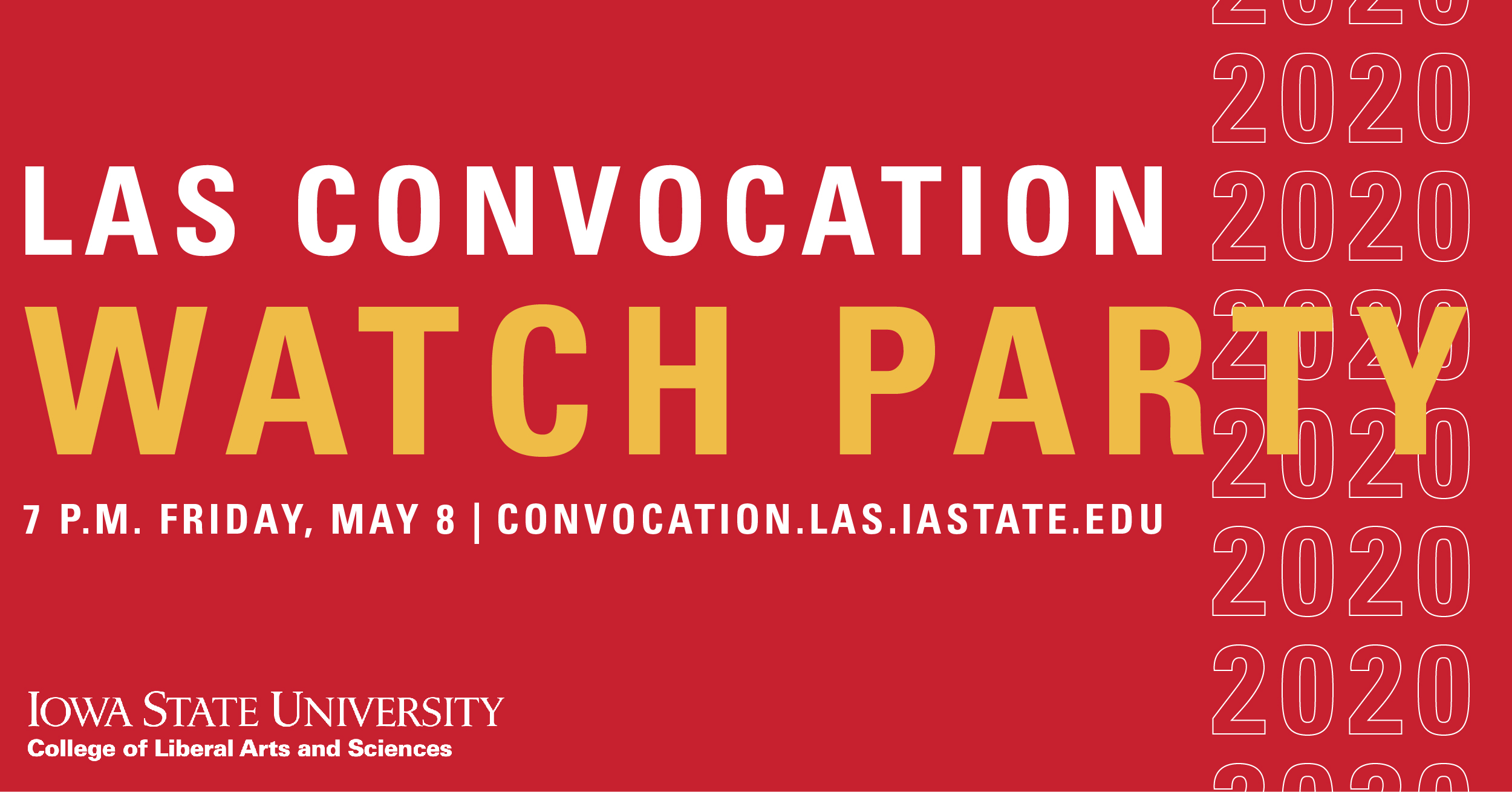 Convocation Watch Party graphic