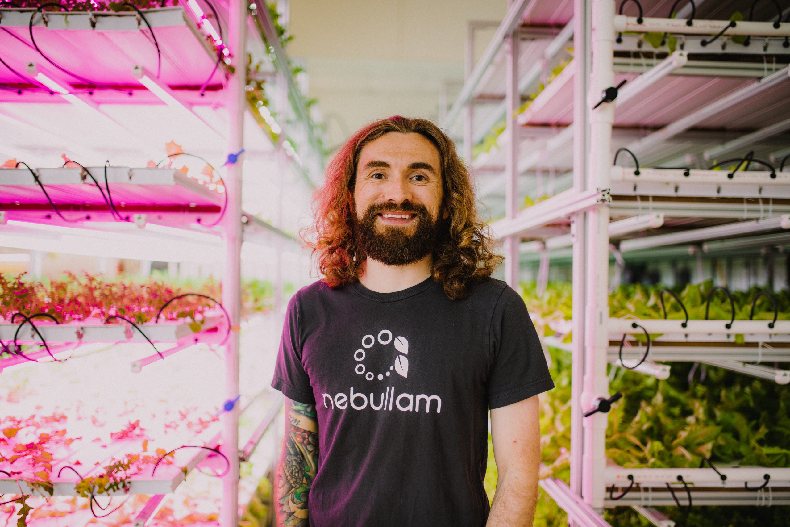 Clayton Mooney at Nebullam Farm, Ames, IA