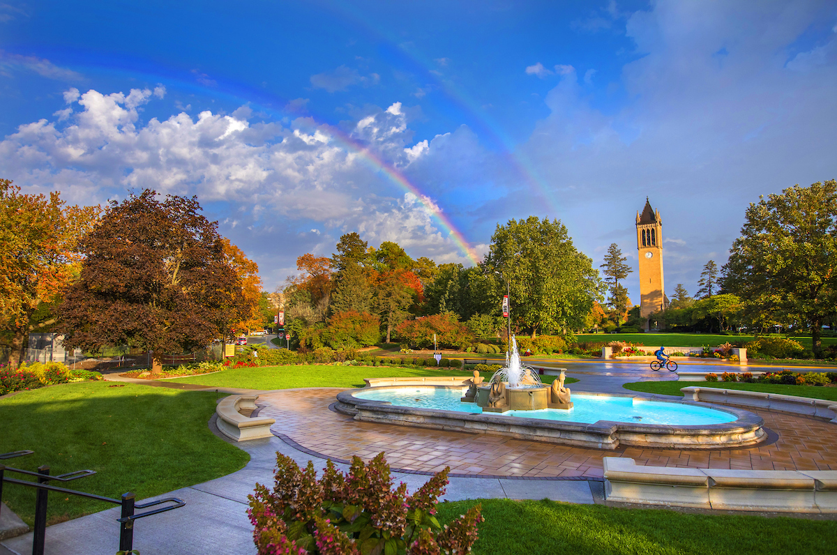 View of Iowa State campus