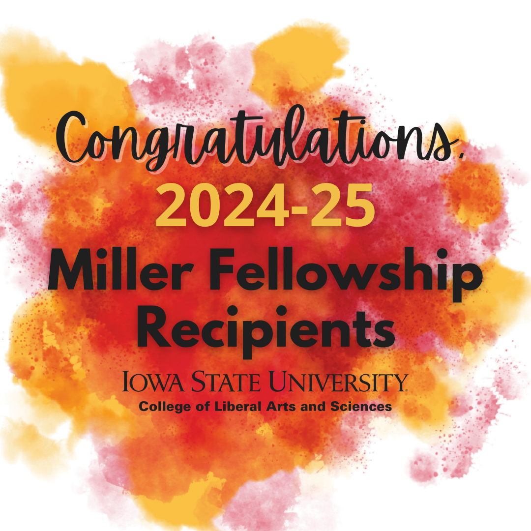 Congratulations, 2024-25 Miller Fellowship Recipients