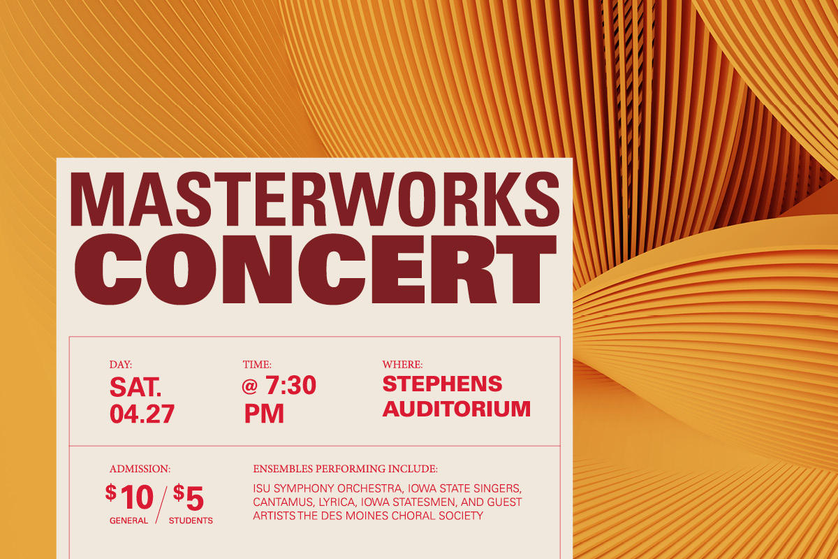 Masterworks concert to feature Iowa State choirs and orchestra – LAS News