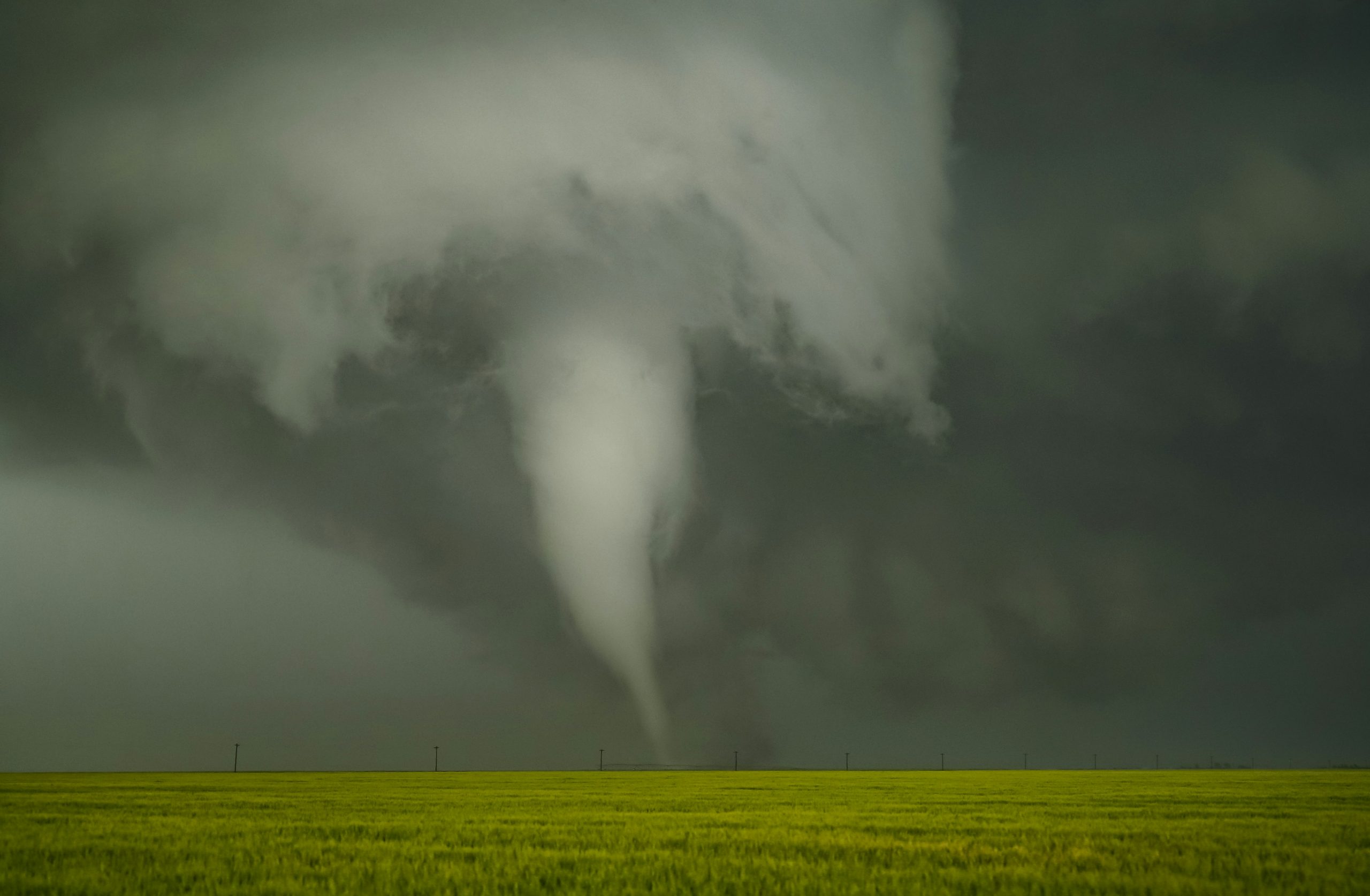 A tornado photographed by Greg Johnson.