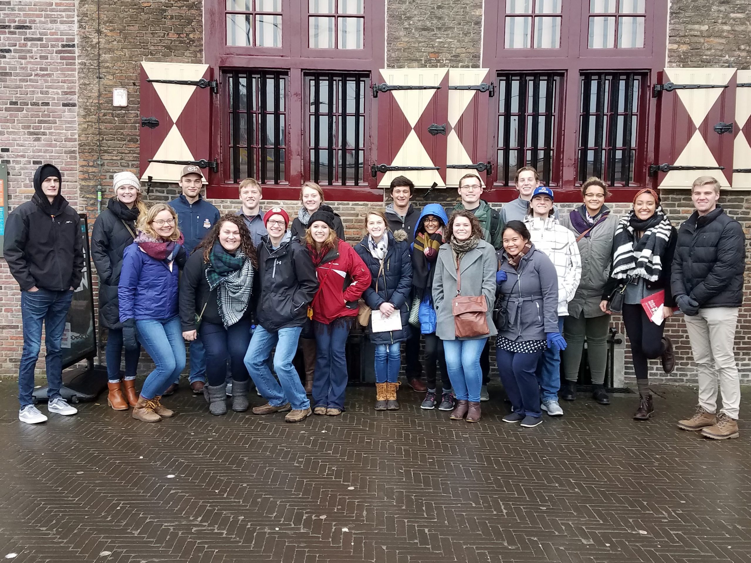 The 2016-17 cohort during their trip to the Netherlands in January 2017.