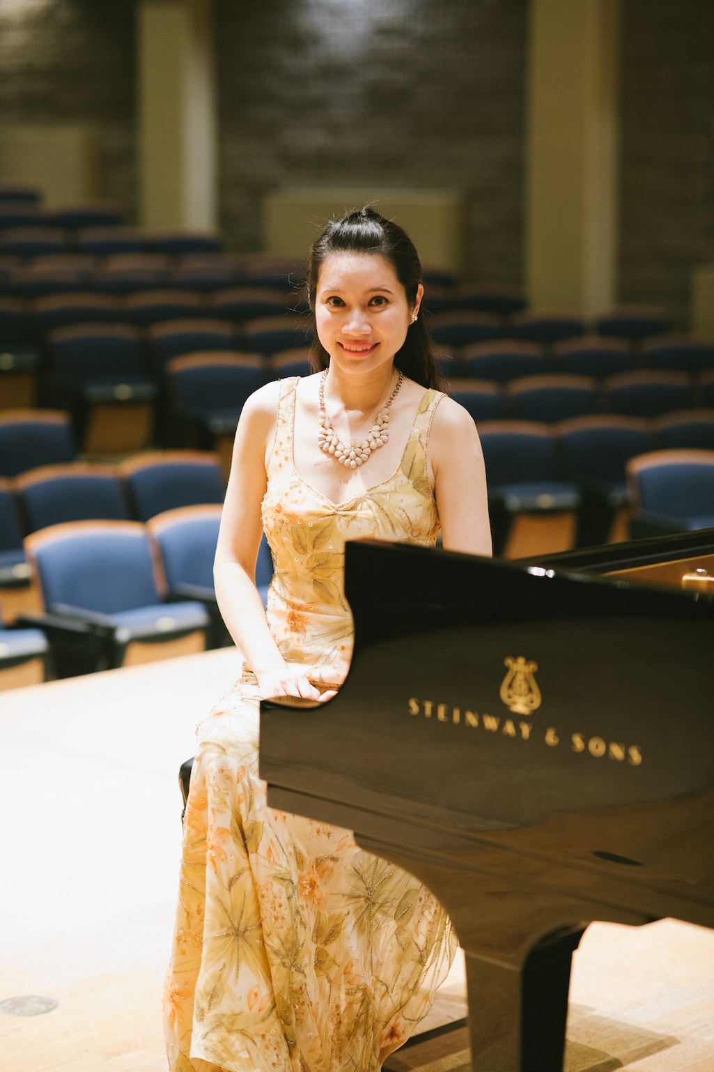 Woman at piano