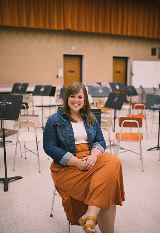 Alexa Gibbs in Simon Estes Music Hall.