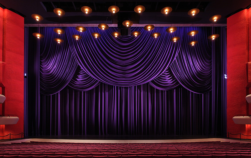 The stage at the Musical Arts Center in the Jacobs School of Music at Indiana University.