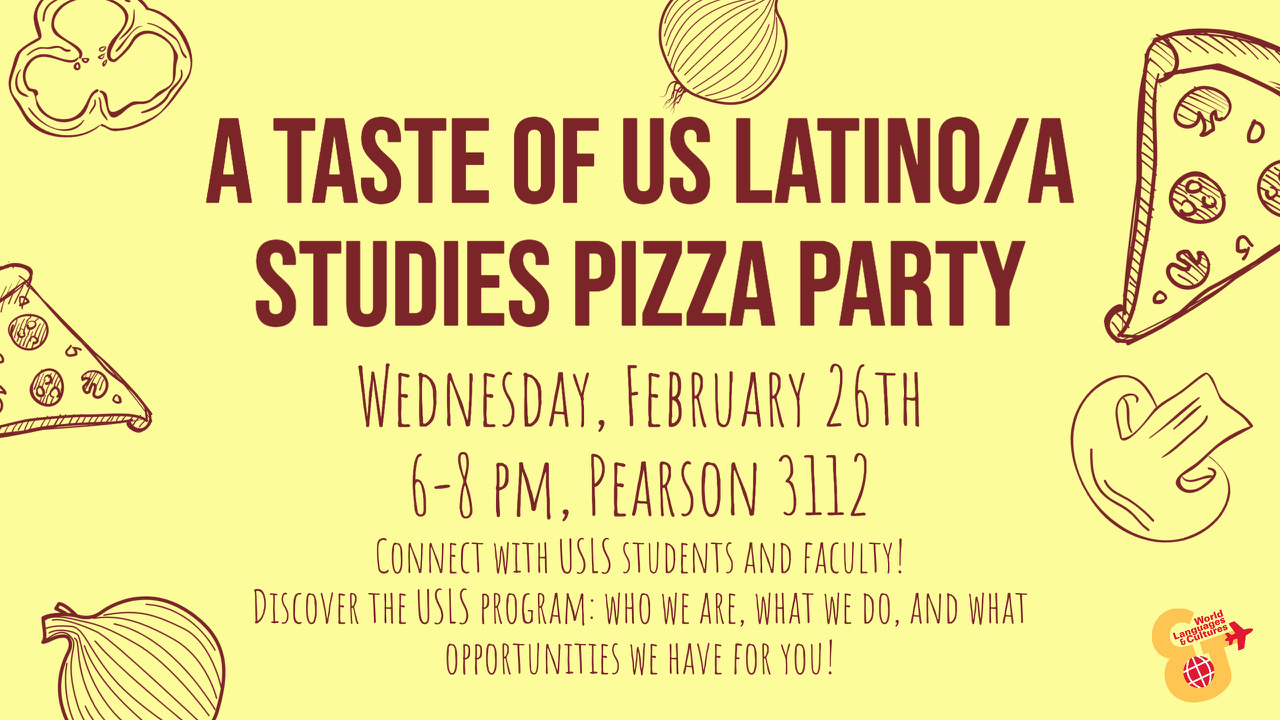Pizza party flyer