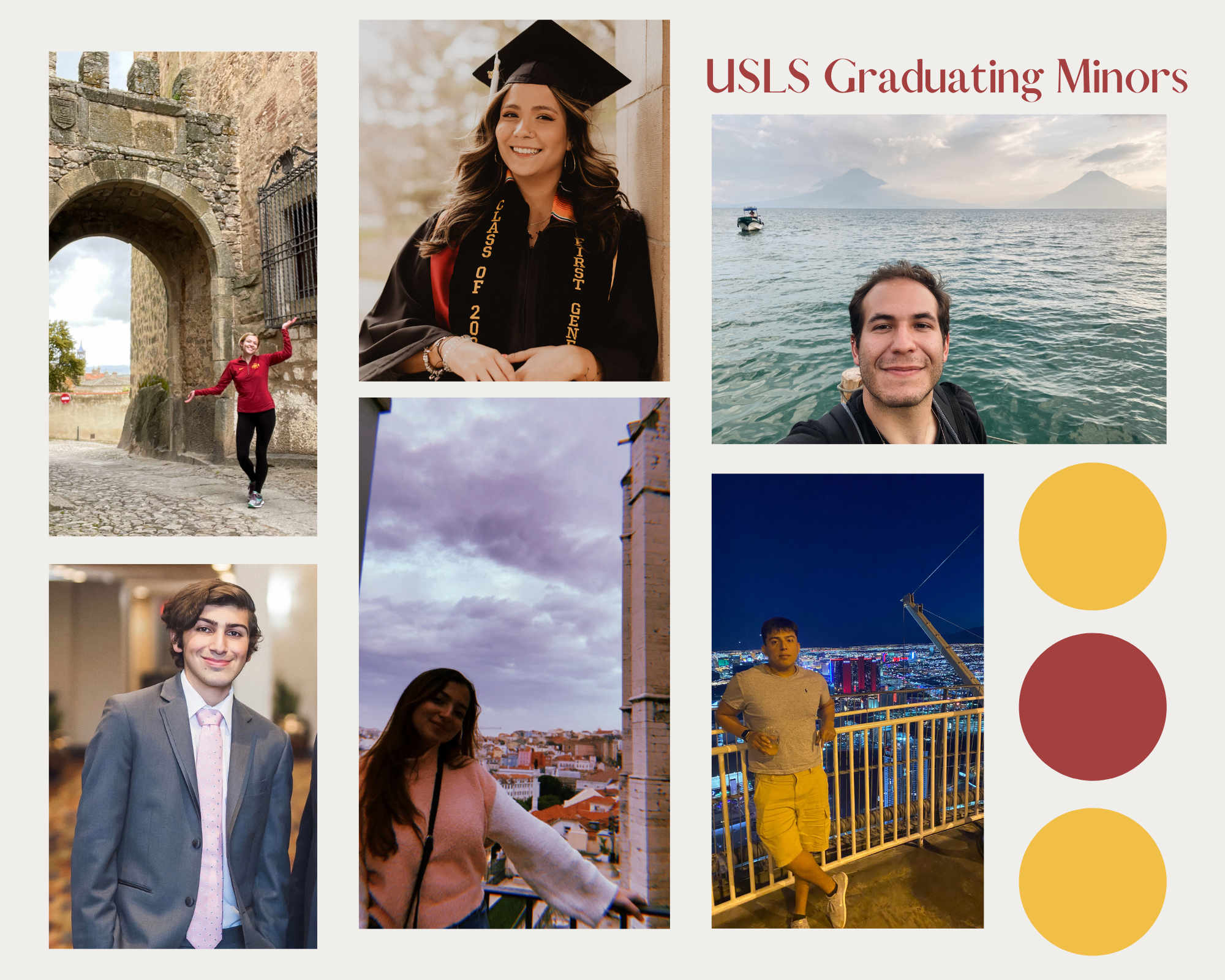 graphic depicting USLS graduating minors
