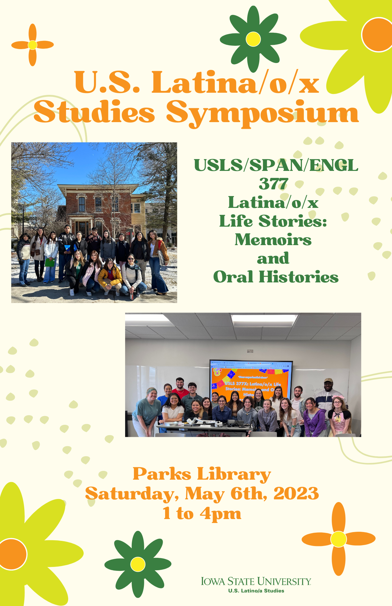 US:S Symposium advertisement for May 6, 2023