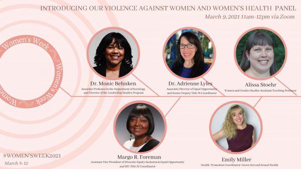 Women's Week Violence Against Women and Women's Health Panel